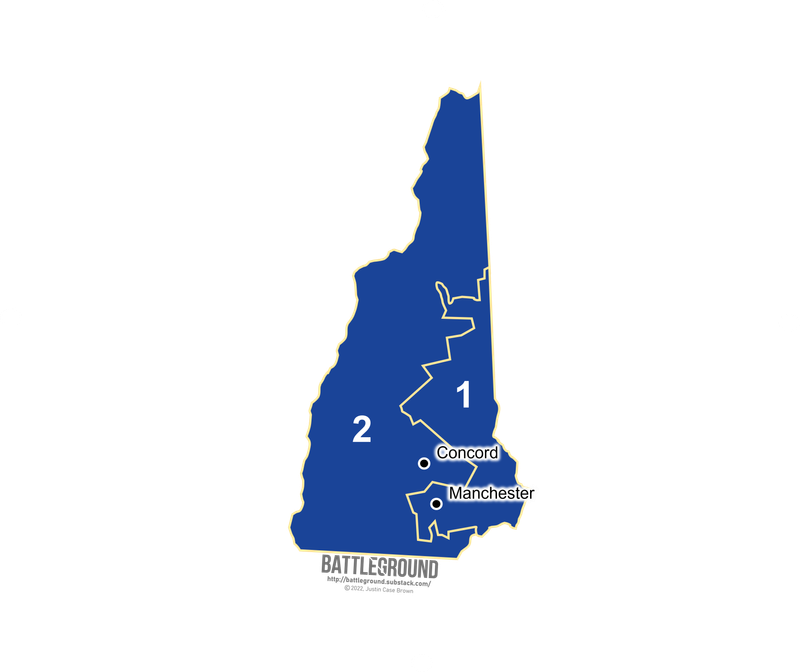New Hampshire Congressional District Map